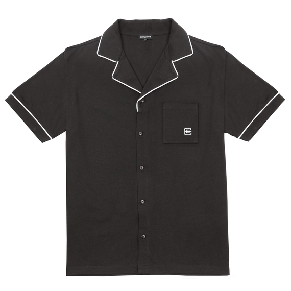 Men’s Button-Front Pyjamas Set Onyx