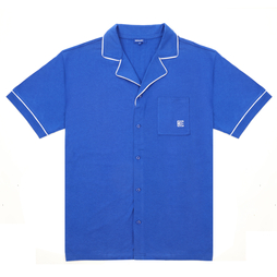 Men’s Button-Front Pyjamas Set Sapphire